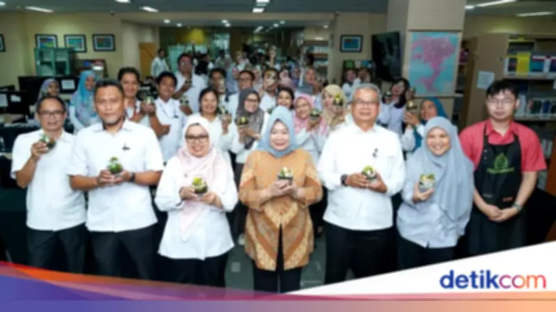 Perpustakaan MPR RI Dorong Kreativitas Pegawai Lewat Seni Terrarium