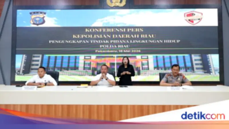 Polda Riau Tetapkan Korporasi Sawit Raksasa Tersangka Perusakan Lingkungan