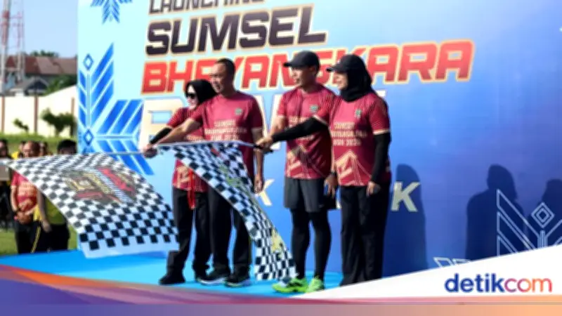Polda Sumsel Gelar Sumsel Bhayangkara Run 2026 Sambut Hari Bhayangkara ke-80