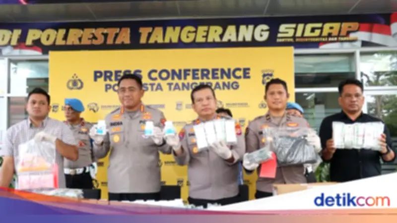 Polisi Tangkap Bandar Obat Ilegal di Tangerang, 37 Ribu Butir Tramadol Disita
