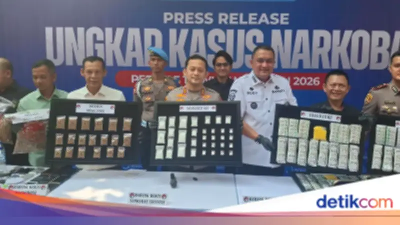 Polres Bogor Ungkap 113 Kasus Narkoba, 155 Tersangka Diamankan