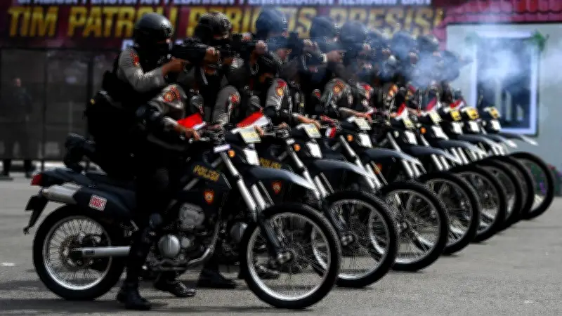 Polres Jaksel Gelar Patroli Skala Besar Cegah Tawuran dan Balap Liar