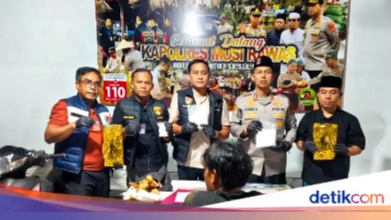 Polres Musi Rawas Gagalkan Penyelundupan Sabu 2 Kg Lebih dan 20 Butir Ekstasi