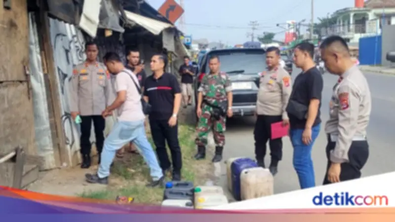 Polres Serang Sita 635 Liter Tuak Ilegal di Kibin