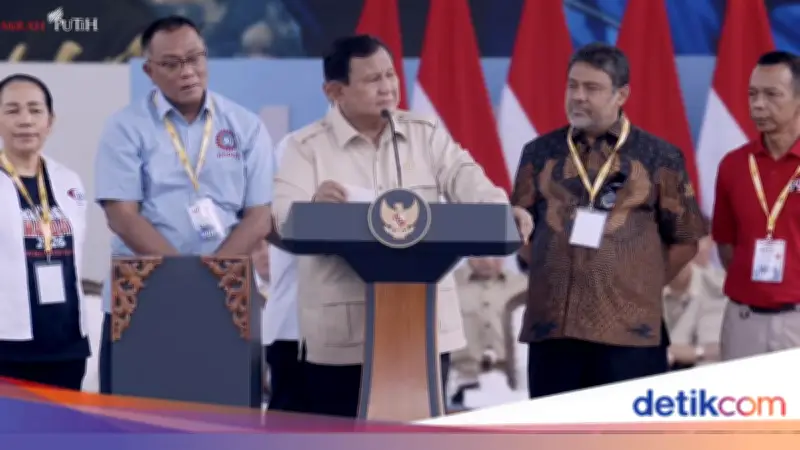 Prabowo di May Day: Saya Jadi Presiden karena Dukungan Kaum Buruh, Tani, dan Nelayan