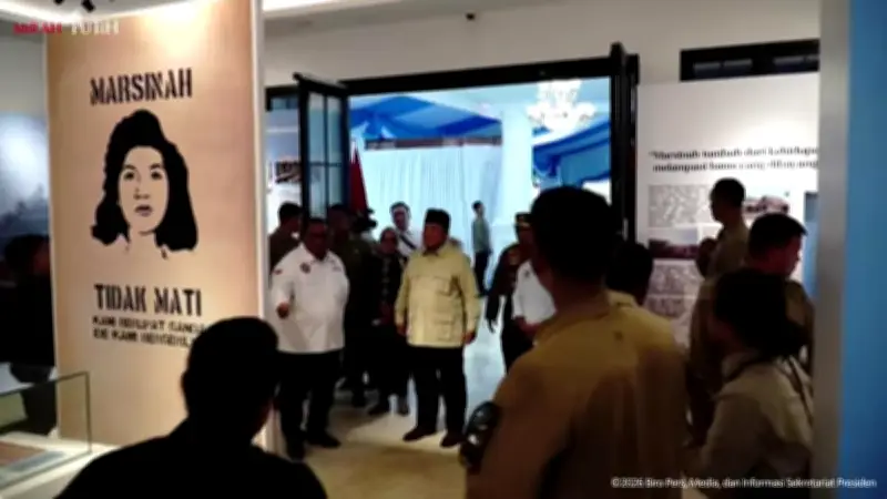 Prabowo Keliling Museum Marsinah, Takjub Lihat Barang Peninggalan Sang Aktivis Buruh