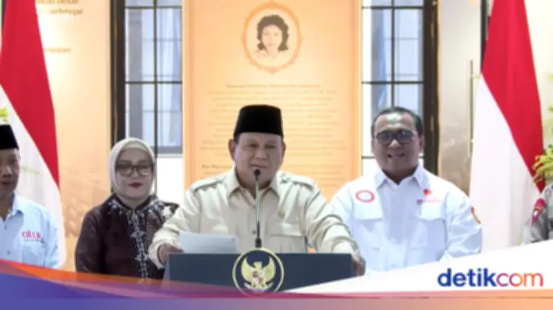 Prabowo: Menteri Saya Banyak Masuk RS karena Kerja Keras