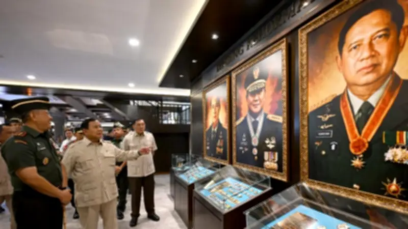 Prabowo Resmikan Museum Seskoad, Lahirkan 3 Presiden RI