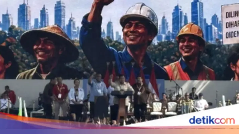 Prabowo Tanya Buruh soal MBG: Program Makan Bergizi Gratis Bermanfaat?