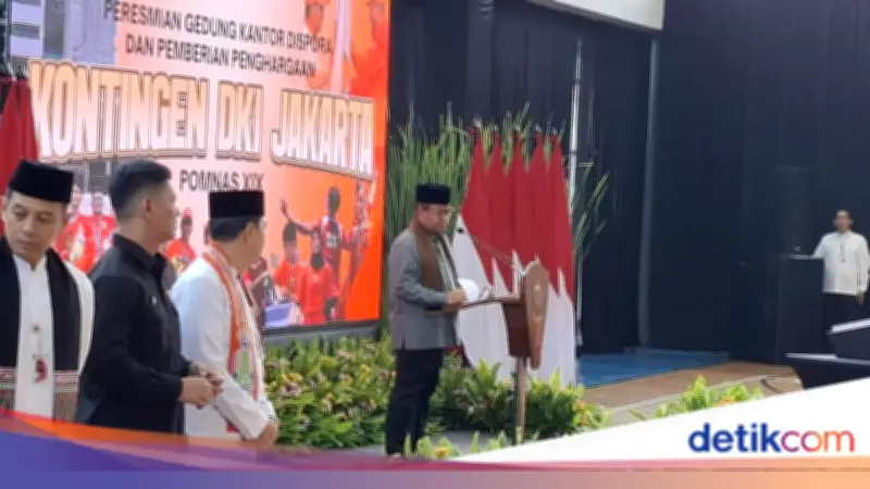 Pramono Resmikan Gedung Dispora DKI, Minta Atlet Totalitas di PON