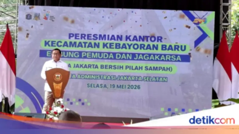 Pramono Resmikan Kantor Kecamatan Kebayoran Baru, Wajib Jadi Rumah Rakyat