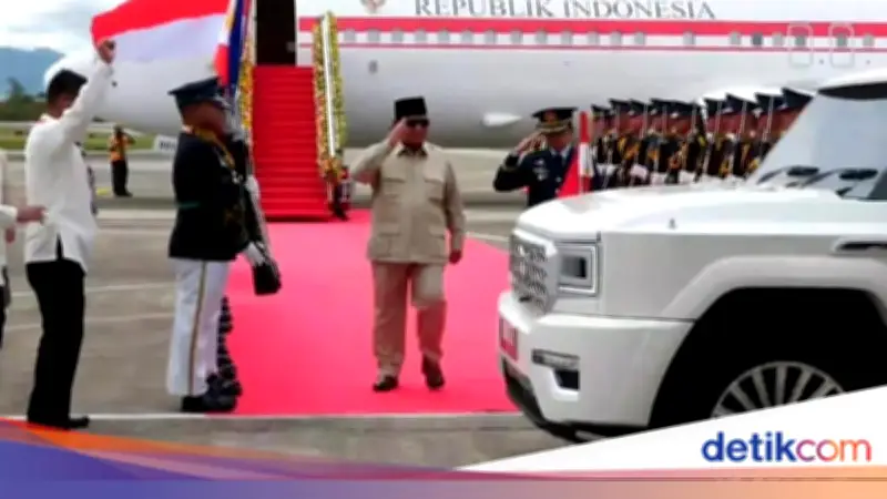 Presiden Prabowo Tiba di Filipina, Gunakan Maung Garuda Perdana