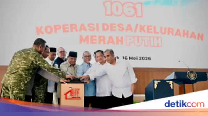 Presiden Resmikan 1.061 KDKMP, Menkop Soroti Penguatan Ekonomi Rakyat