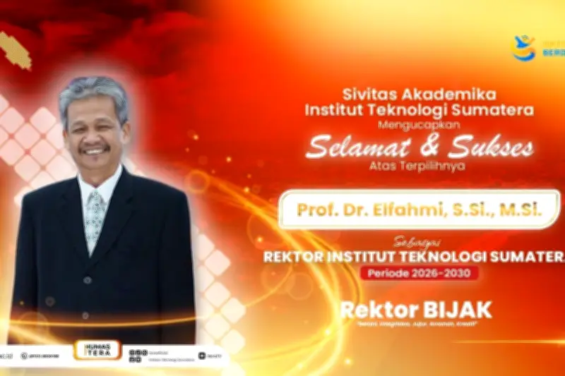 Prof Elfahmi Resmi Jadi Rektor ITERA, Guru Besar Farmasi Jebolan ITB