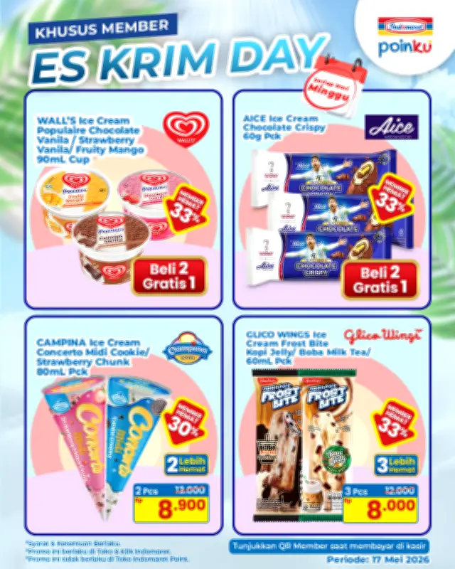 Promo Indomaret 18 Mei 2026: Diskon hingga 30% dan Beli 2 Gratis 1