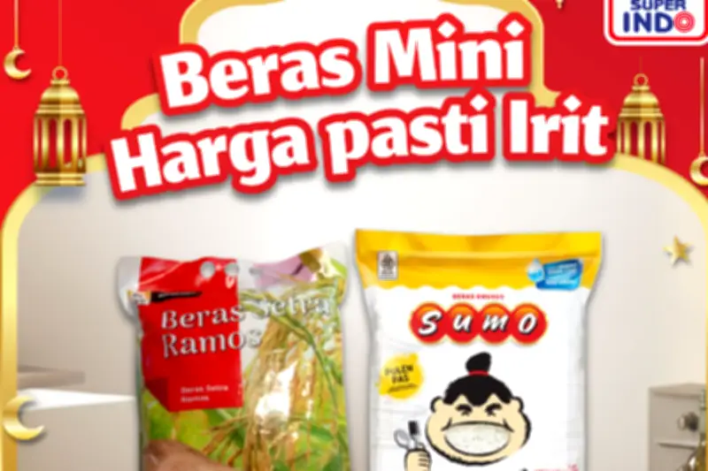 Promo Superindo 2 Mei 2026: Beras Premium 5 Kg Mulai Rp70.000