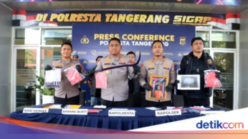 Remaja Dibacok di Kepala Saat Tawuran di Tangerang, Polisi Tangkap Pelaku