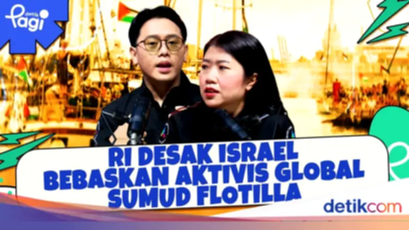 RI Desak Israel Bebaskan Aktivis Global Sumud Flotilla, Ada 9 WNI Ditahan