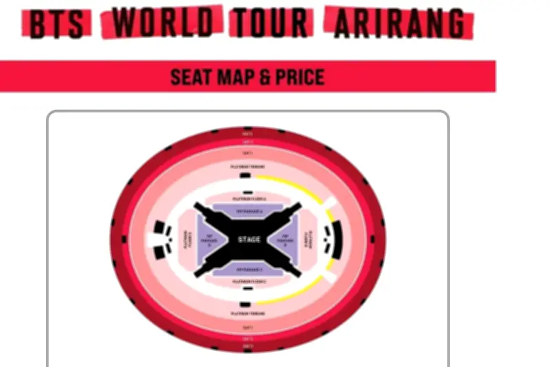 Seatplan Konser BTS di GBK 2026: Panggung 360 Derajat Siap Manjakan ARMY