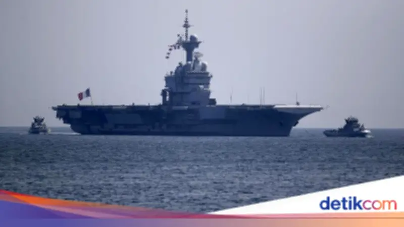 Selat Hormuz Memanas: Kapal Induk Prancis Charles de Gaulle Bergerak ke Laut Merah