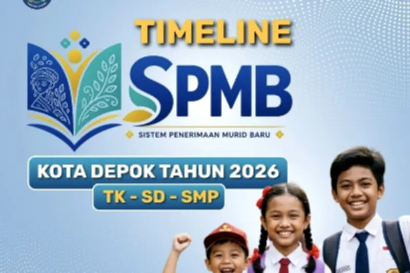 SPMB Kota Depok 2026 Dimulai, Afirmasi untuk Keluarga Tidak Mampu dan Disabilitas