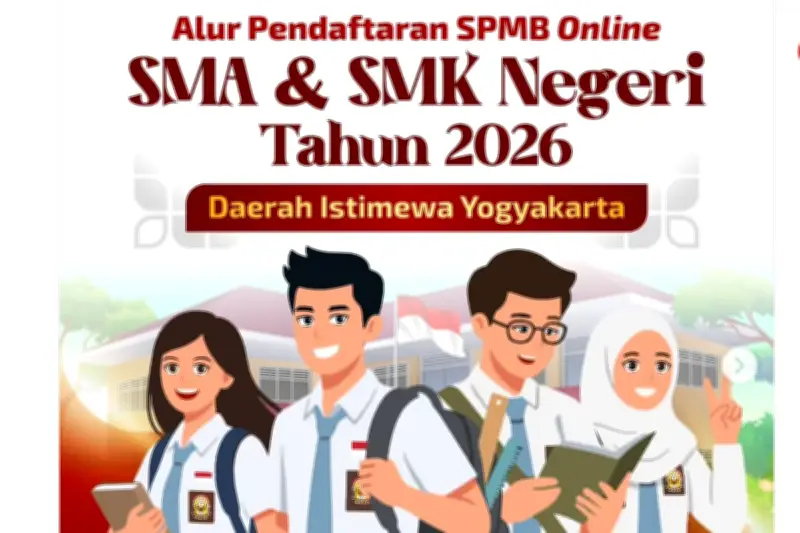 SPMB Yogyakarta 2026 SMA SMK: Jadwal dan Kuota Semua Jalur