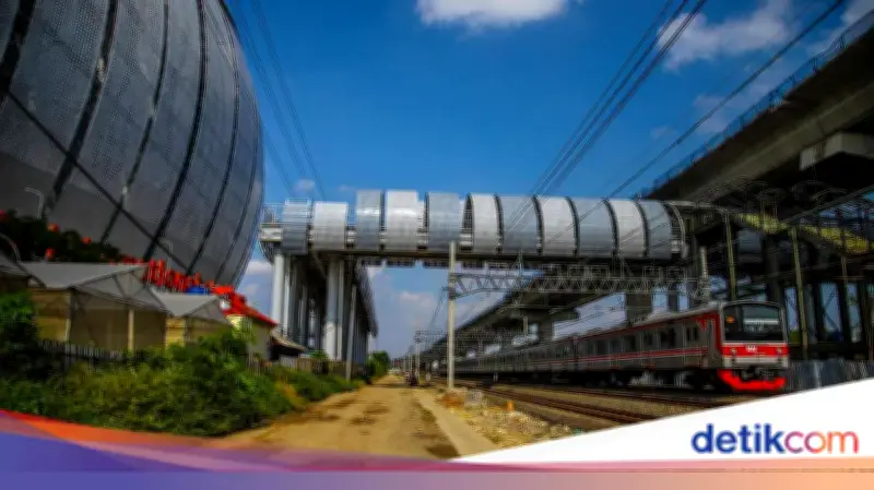 Stasiun KRL JIS Ditargetkan Beroperasi Juni 2026, Warga Sambut Antusias