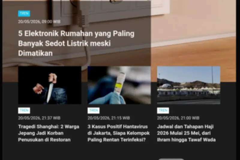 Tren Berita: Alat Elektronik Boros Listrik dan Sejarah Super El Nino 1877