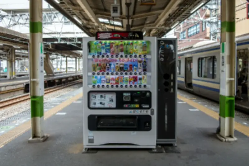 Unik! Vending Machine di Jepang Jual Minuman Favorit Samurai