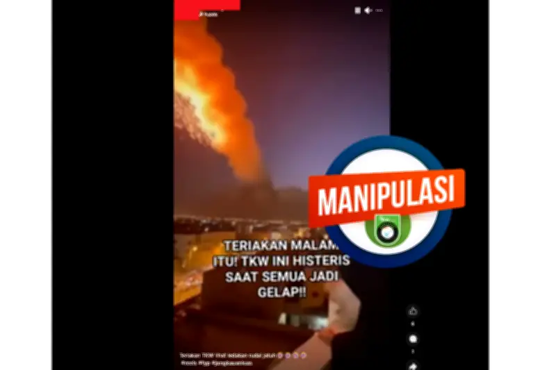 Video Viral TKW Histeris Lihat Rudal: Hoaks atau Fakta?