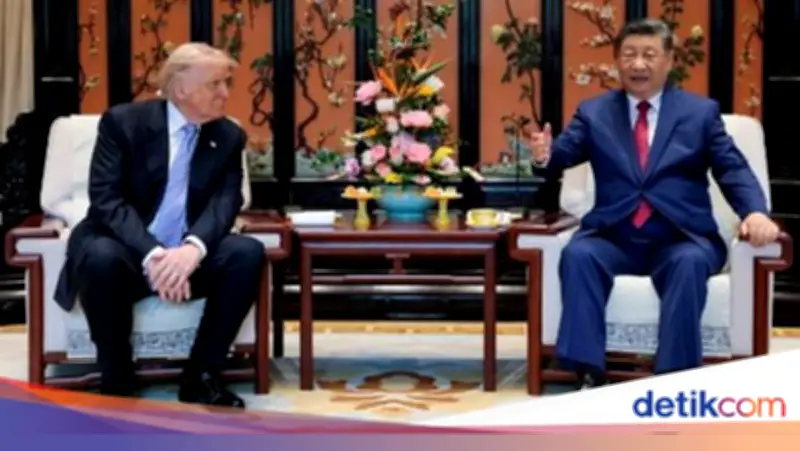 Viral Kursi Xi Jinping Lebih Tinggi dari Trump, Ini Faktanya