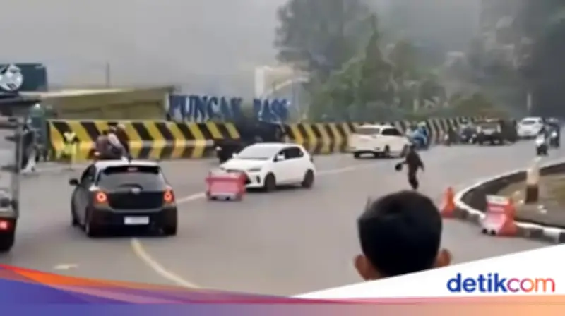 Viral Mobil LCGC Ribut dengan Pemotor di Puncak Cianjur, Ini Fakta dari Polisi