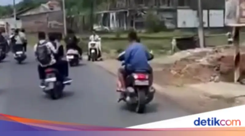 Viral Siswa SMP di Gowa Konvoi Bawa Senjata Tajam, 31 Diamankan