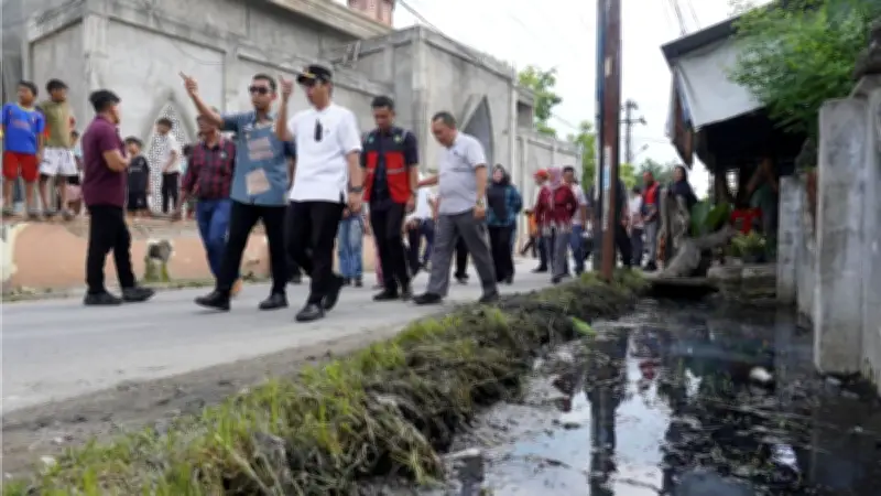 Wali Kota Medan Perintahkan Normalisasi Drainase di Mabar Cegah Banjir