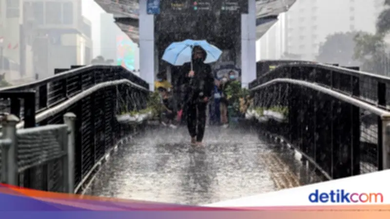 Waspada Hujan Lebat Disertai Petir pada 2-8 Mei 2026, Ini Wilayah Terdampak