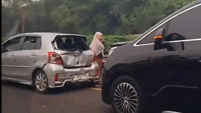 8 Kendaraan Tabrakan Beruntun di Tol Jagorawi KM 19, Tak Ada Korban Jiwa