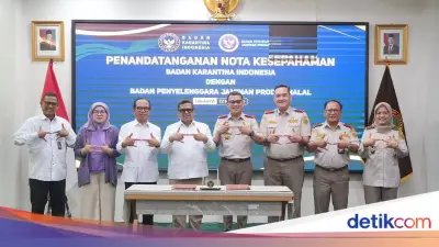 BPJPH dan Barantin Teken MoU Jaminan Produk Halal dan Karantina