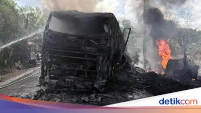 Dishub Sumsel: Izin Angkutan Bus ALS yang Terbakar Sudah Kedaluwarsa