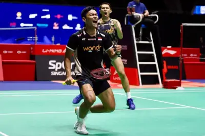 Fajar/Fikri Punya Rekor Apik Lawan Wakil China di Semifinal Singapore Open
