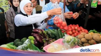 Khofifah Puji Integrasi Pasar Basah dan Kuliner di Klojen Malang