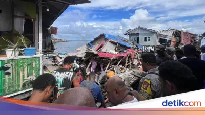 Ledakan Bom Sisa Perang Dunia II di Biak Numfor Rusak 10 Rumah, 5 Tewas