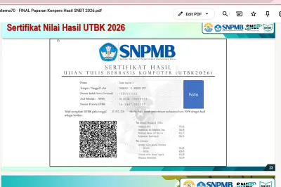 Lolos SNBT 2026? Ini Langkah Wajib Setelah Pengumuman