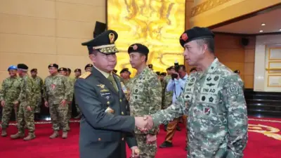 Panglima TNI Lantik Brigjen Muhammad Nas sebagai Kapuspen TNI