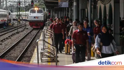 Penyebab Lokomotif dan KA Serayu Tergelincir di Stasiun Senen Masih Diselidiki