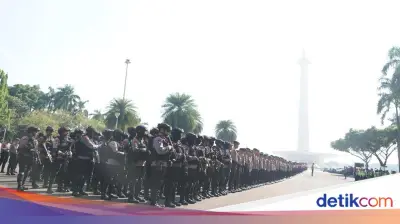 Polisi Kerahkan 3.067 Personel Kawal Demo di Jakpus dengan Humanis