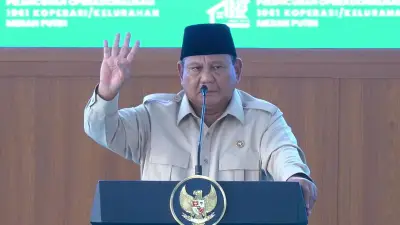 Prabowo Gebrak Podium, Tegaskan Indonesia Bukan Bangsa Kalah