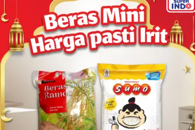 Promo Superindo 2 Mei 2026: Beras Premium 5 Kg Mulai Rp70.000