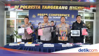 Remaja Dibacok di Kepala Saat Tawuran di Tangerang, Polisi Tangkap Pelaku