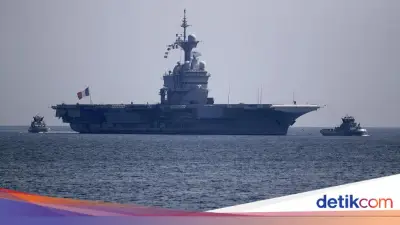 Selat Hormuz Memanas: Kapal Induk Prancis Charles de Gaulle Bergerak ke Laut Merah