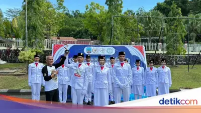 SMAN 1 Tanjung Selor Juara Lomba Baris-Berbaris MPR RI Kaltara